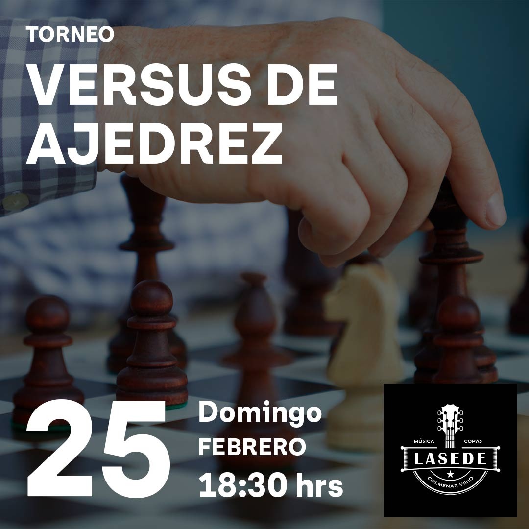 Torneo VERSUS de Ajedrez en el bar La Sede - Club de Ajedrez Colmenar Viejo